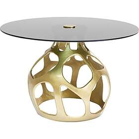 KARE Design Volcano Gold Table de salle à manger Ø120cm