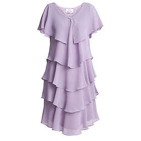 Gina Bacconi Bella Georgette Tiered Dress