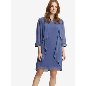 Gina Bacconi Joseline Short Chiffon Jacket Dress With Beaded Neckline Dress