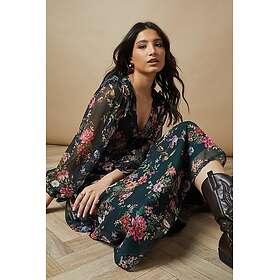 Oasis Bow Back Chiffon Midi Dress