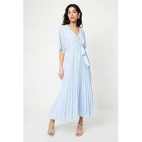Oasis Kimono Sleeve Pleated Midi Dress