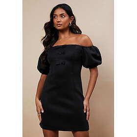 Oasis Occasion Satin Bow Scuba Mini Dress