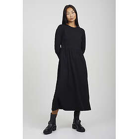 Brave Soul Marge Long Sleeve Smock Midi Dress
