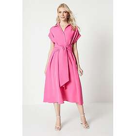 Principles Front Tie Shirt Midi Dress