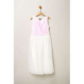 Miss Girls Sequin Bow Tulle Dress