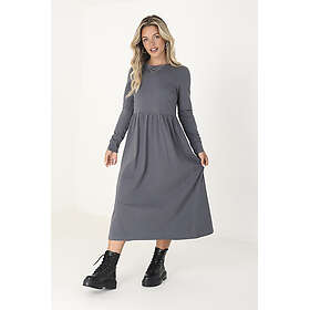Brave Soul Marge Long Sleeve Midi Smock Dress