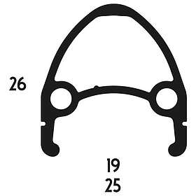 Contec Classic X19 26" 36h Rim
