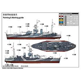 Trumpeter 1/350 HMS Roberts Monitor Warship