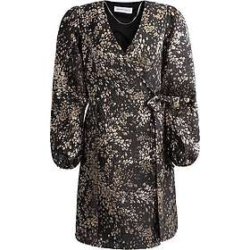 Selected Paula-Siv Golden Leo Ls Kort Kjole