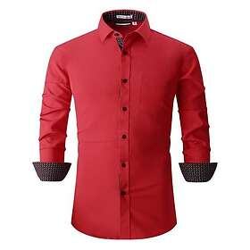 INSFITY Chemise Élégante Business à Manches Longues (Homme)