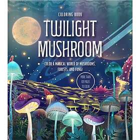 Twilight Mushroom Målarbok