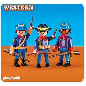 Playmobil 6274 US Cavalry 3 Union Soldiers  Add on item NEW  Western Cowboy 