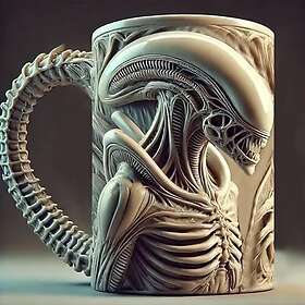 YDZYFFS 3D Kaffemugg 44cl
