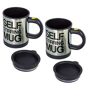 RETON Lazy-Self Stirring Mugg 2-pack