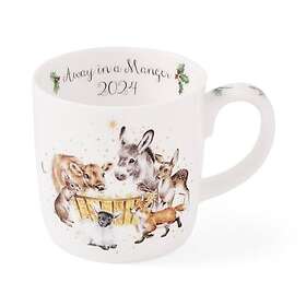 Wrendale Designs Royal Worcester Away in A Manger Mugg