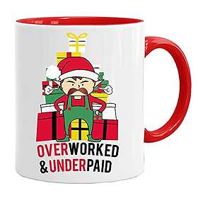 Acen Merchandise Overworked & Underpaid Mug 33cl