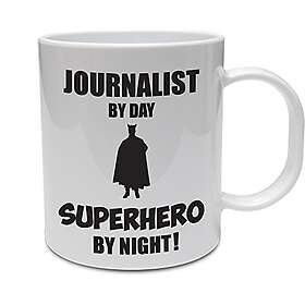 Acen Merchandise JOURNALIST BY DAY SUPERHERO BY NIGHT Mug en céramique