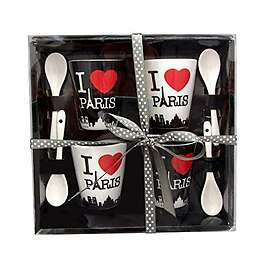 &Home Home Decorazione I Love Paris Tasse