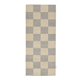 Classic Collection Square Grå og Natur Løperteppe (80x240 cm)