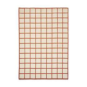 Scandi Living Pasture villamatto luonnonvalkoinen/ruoste (170x240 cm)