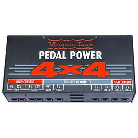 Voodoo Labs Pedal Power 4x4 Isolert strømforsyning for opptil 8 pedaler
