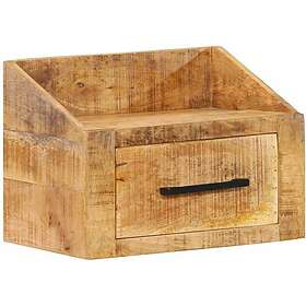 vidaXL 374094 Nattduksbord Med Låda 40x30x30cm