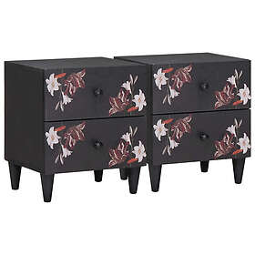 vidaXL 4018699 Nightstand With Storage 40x33.5x46cm