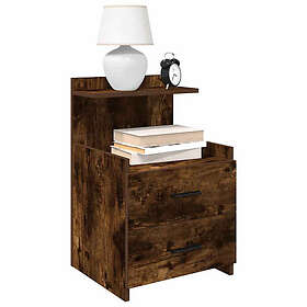 vidaXL 858641 Nightstand With 2 drawers 40x36,5x62cm