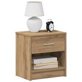 vidaXL 858766 Nightstand with Drawer 39x28x41cm