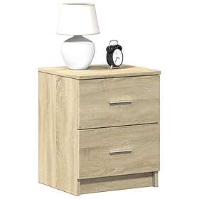 vidaXL 858790 Sängbord Med 2 Lådor 40x36x50cm