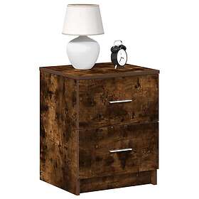vidaXL 858794 Nightstand With 2 Drawers 40x36x50cm