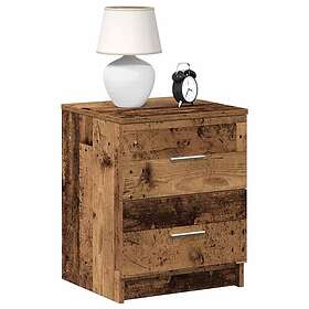 vidaXL 858800 Nightstand With 2 Drawers 40x36x50cm