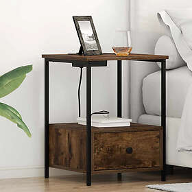 vidaXL 859434 Nightstand With Drawer 42x41x56cm