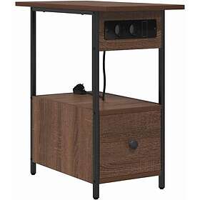 vidaXL 859599 Nattduksbord Med Låda 60x30x61cm