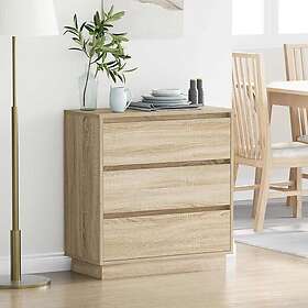 vidaXL 869636 Nightstand 71x75cm