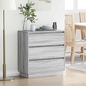 vidaXL 869639 Nightstand With Drawer 71x75cm