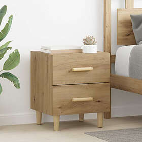 vidaXL 880551 Nightstand With Drawer 40x35x47.5cm