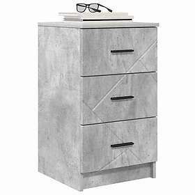 vidaXL 883377 Nightstand With Drawer 38x66cm