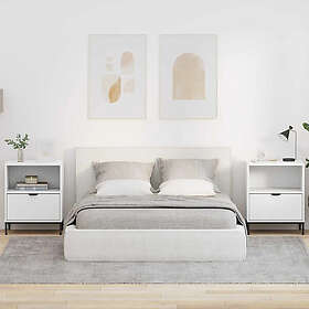 vidaXL 883475 Nightstand With Drawer 49x36x61cm