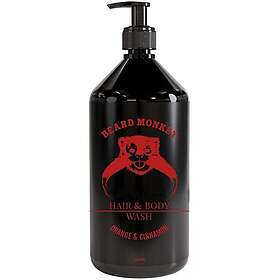 Beard Monkey Hair & Body Orange & Cinnamon Kroppsvask 1000ml