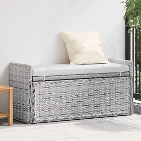 vidaXL Storage Bench 110x40x50cm Rattan 42011574