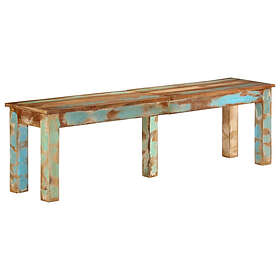 vidaXL Bänk 160x35x46cm Massivt Trä 351682
