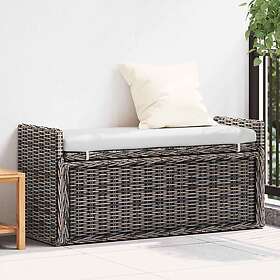 vidaXL Oppbevaringsbenk 110x40x50cm Rattan 42011576