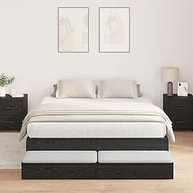 vidaXL Förvaringssängram med låda Sengeramme 3335646 150cm