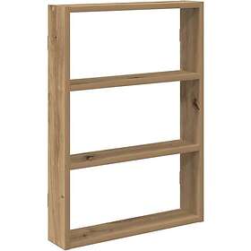 vidaXL Artisan Oak Wall Shelf 43x9x60cm