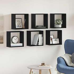 vidaXL Vegghylle 30x15x30cm (6-pack)
