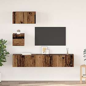 vidaXL 3393138 Ensemble Meuble TV Mural 3 pcs