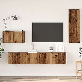 vidaXL 3393465 Vägg TV Skåp 4 st