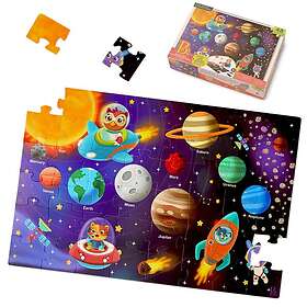 B. Toys B Floor Puzzle Solsystemet 48 Biter