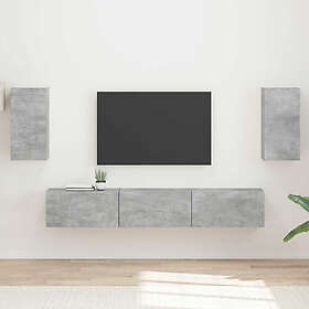 vidaXL 3409072 Meuble TV Ensemble Mural 3 pcs